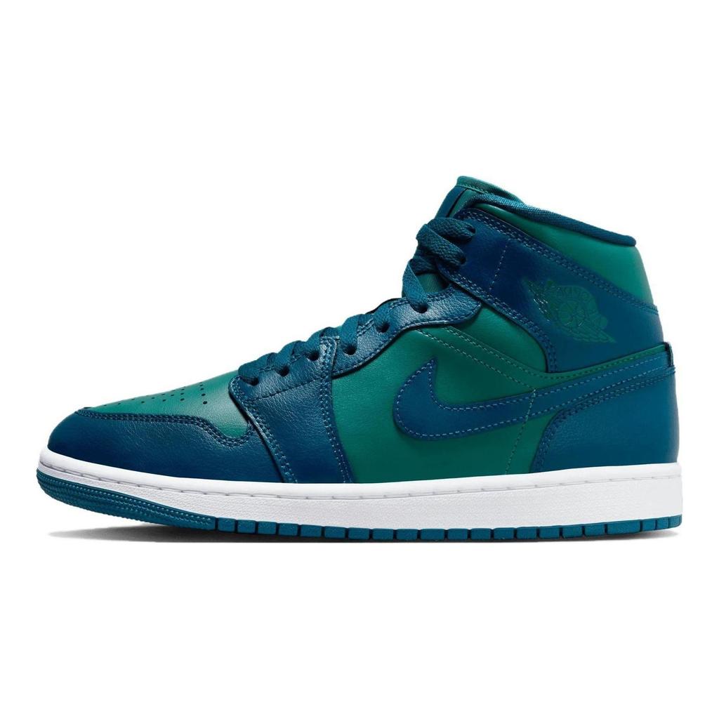 Jordan 1 Средний бирюзовый Французский синий Женский BQ6472-301