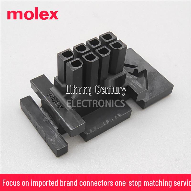 Original Molex Connector 44133-0800: 8-Pin, 3mm Pitch, Plastic Housing