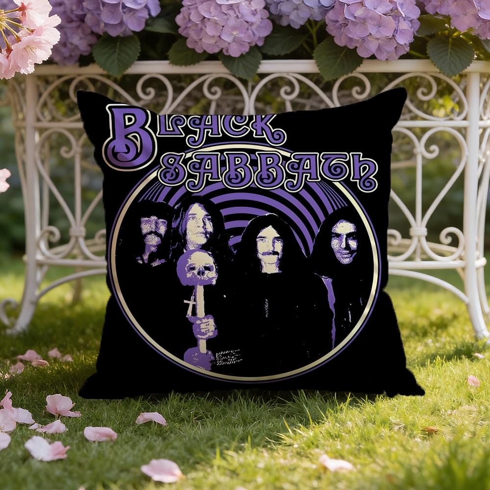 Подушка B-Black S-Sabbath Чехол для подушки Домашняя и автомобильная Двухсторонний чехол: Двусторонняя конструкция для максимального комфорта