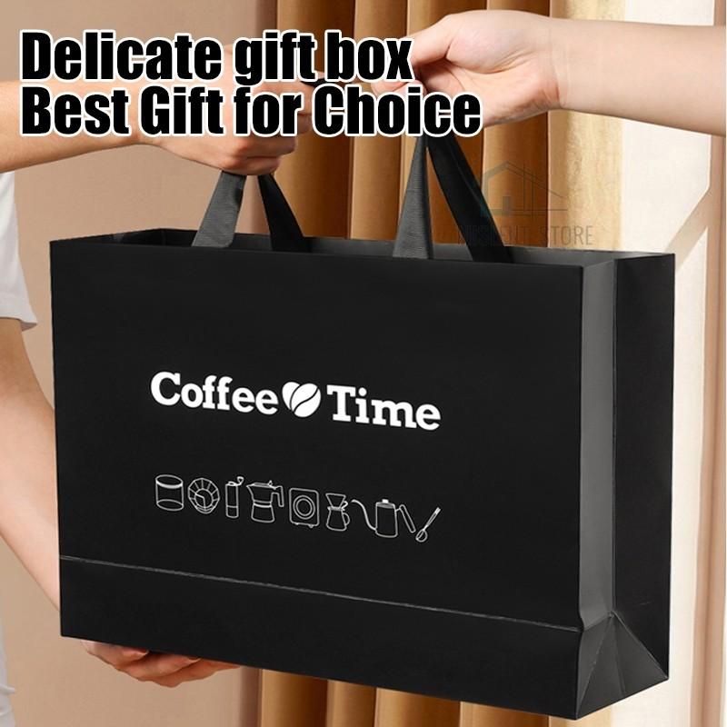 7Pcs Coffee Maker Gift Set Moka Pot Coffee Machine Kit Portable Hand Brew Espresso Coffee Equipment