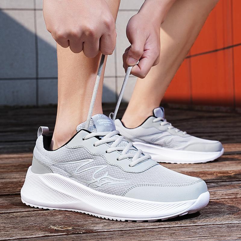 Новые мужские туфли большого размера 48 от Amazon, спортивная и повседневная обувь большого размера 47, легкие амортизирующие сетчатые туфли для мужчин