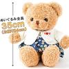 Мягкая игрушка, медведь, пушистый, милый, милый медведь, одежда, пушистый, 35 см, бежевый, животное, медведь, дети, малыши, девочки, день рождения, подарок