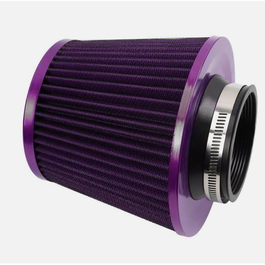 76MM 3 Inch Universal Car Air Filter Vent Filter High Flow Cold Air Intake Filter Engine Protector Replacement Dry Air Filter Auto Accessories Air