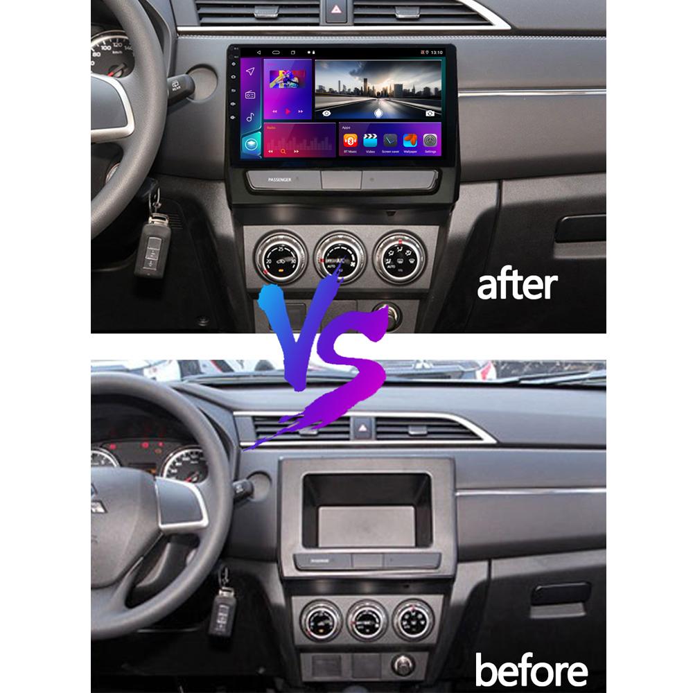 Для Mitsubishi ASX 2020 автомобильный радиоприемник мультимедийный видеоплеер навигация GPS Carplay Android 2din 2 + 32 ГБ