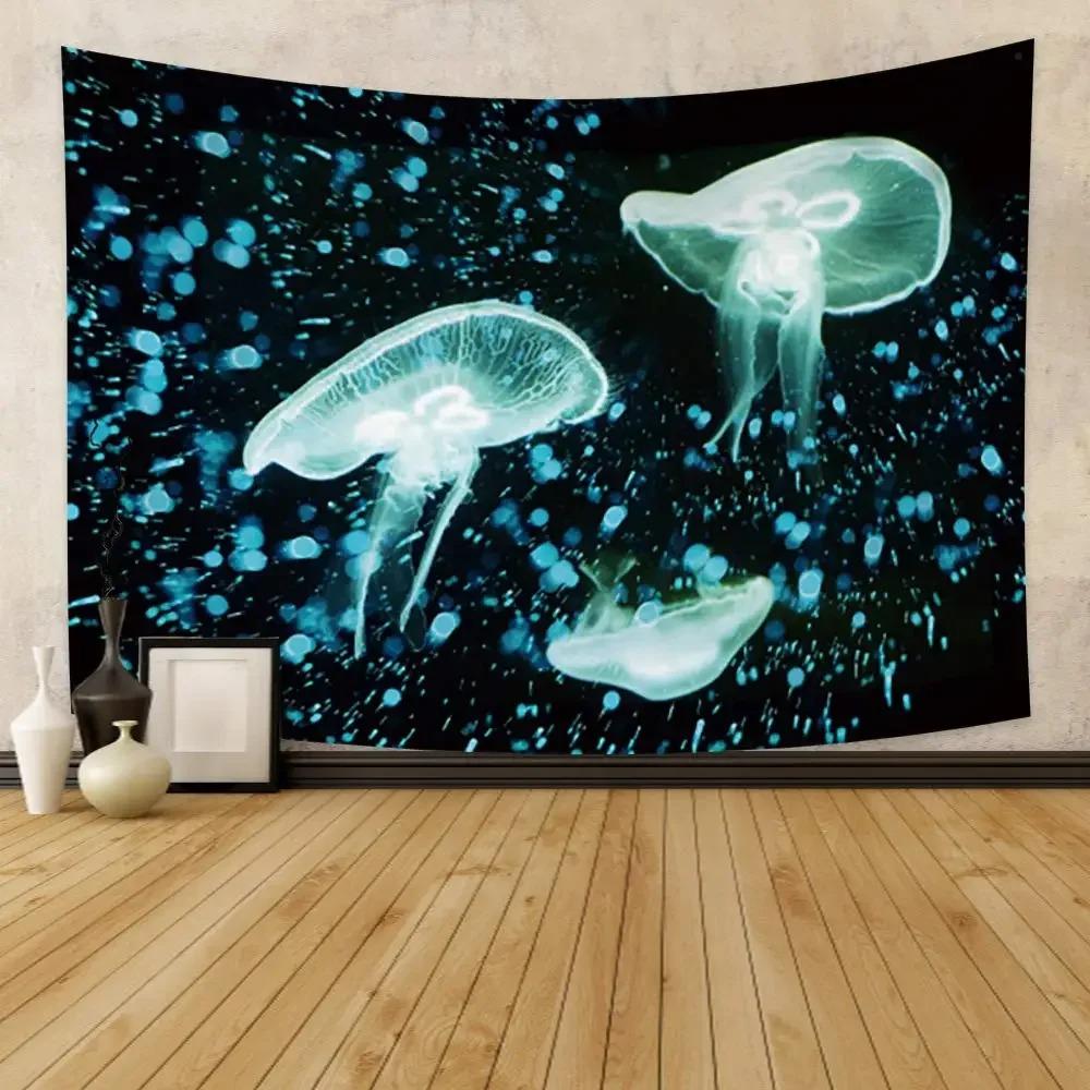 Фантазийный гобелен с изображением медузы, украшение для офиса, гостиной, настенный гобелен для дома