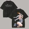 Frieren Beyond Journeys End Tshirt Mens Unisex Clothing Trendy Washed T Shirt Short Sleeve Pure Cotton Tees Tops
