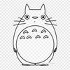 Totoro Coloring Page Catbus Coloring Book Iron On Patches For Clothing Applique Stickers On Clothes Heat-Sensitive Custom Patch