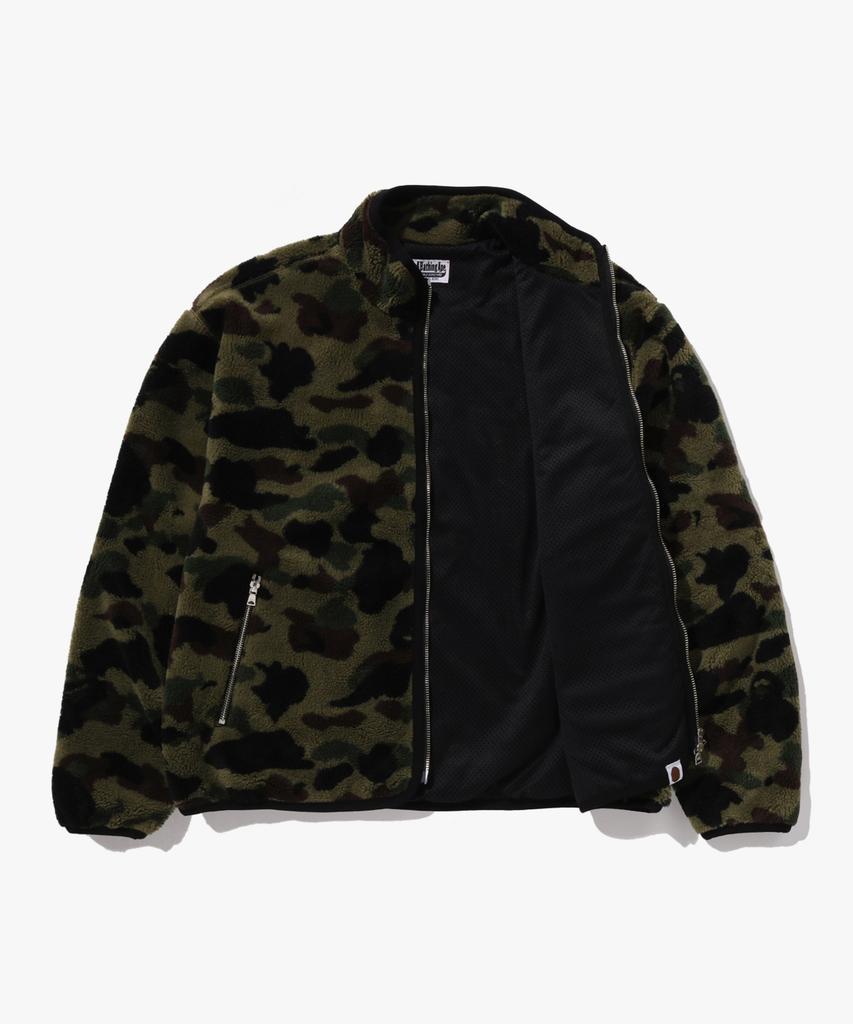 Bape Флисовая куртка с первым камуфляжем (W) зеленый