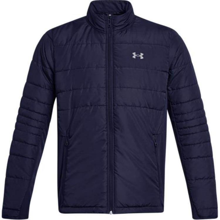 Under Armour Storm Session Solid Golf Jacket Men Navy Blue 1378057-410