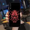 Чехол для Samsung Galaxy A50 A70 A30 A20s A20e A10 A40 A10s A10e M52 M51 M31 M30s M21 черный чехол для телефона самурай они маска