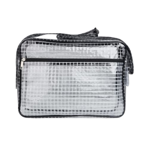 NOTAG Clean Bag, Engineer's Shoulder Bag, Anti-Static, Transparent, Waterproof, Durable PVC Tool Bag for Clean Rooms, Visible Contents, Work, Construc