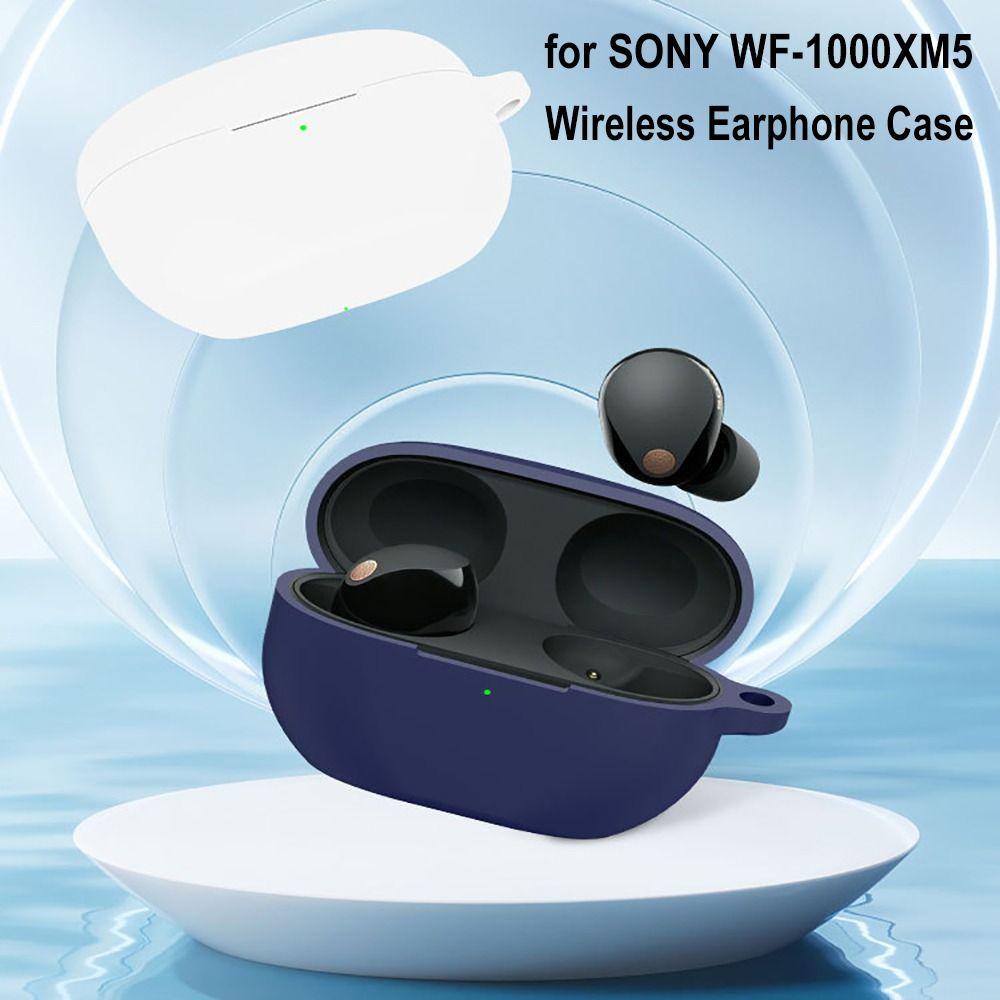 Silicone Bluetooth Earphone Protector Soft Headset Shell Headphone Cover for Sony WF-1000XM5 Travel