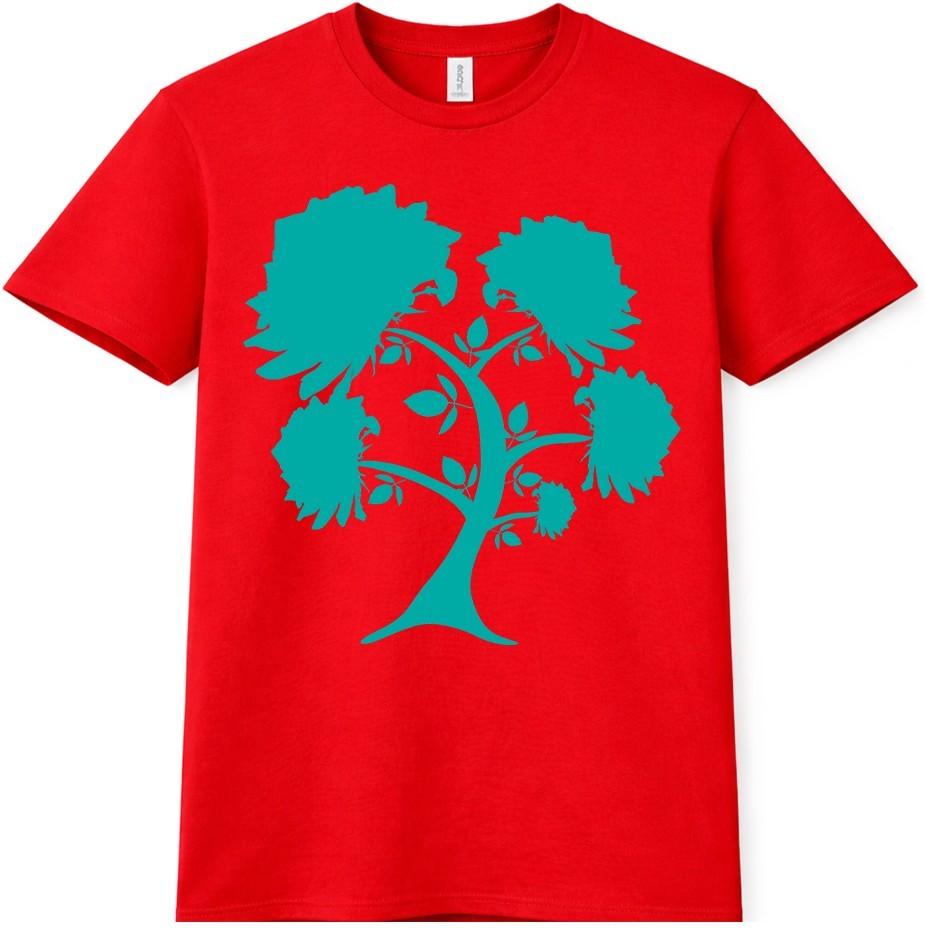 Floral Tree T Shirt Botanical Nature Tree Silhouette Graphic Tee