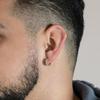 Круглые серьги-гвоздики с цирконами в стиле Hip Hop для мужчин и женщин, гипоаллергенные, панк-рок, вечерние украшения