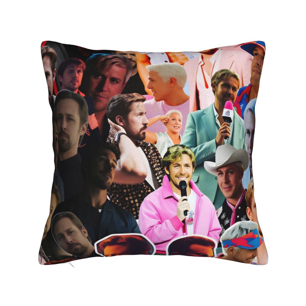 Ryan Gosling Collage Pillowcases Cute Funny Pillow Case For Office Car Home Decor Soft Pillow Cover