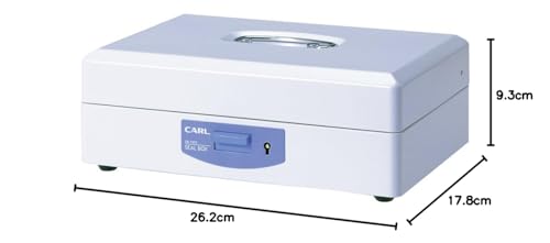 Carl Office Seal Case, Steel Seal Box, Special Size 2, Holds 196 Subject Seals, SB-7005