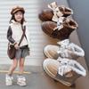 Children Shoes 2024 Winter Cotton Inserts Boots Fashion Warm Girl Snow Boots Anti Slip Lovely Princess Short Boots Girl Sneakers