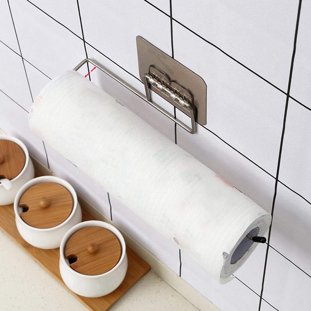 Держатель для полотенец настенный одноразовый держатель для полотенец из нержавеющей стали для кухни и ванной комнаты