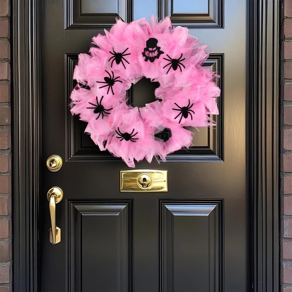 Mesh Halloween Decorations 16.9inch Door Garland Hanging New Halloween Spider Garland  Party