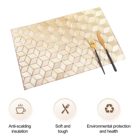 Подставка под обеденный стол, легко чистящаяся, нескользящая подставка для стола, устойчивая к царапинам подставка для столовых приборов, кухонная подставка для столовых приборов для дома