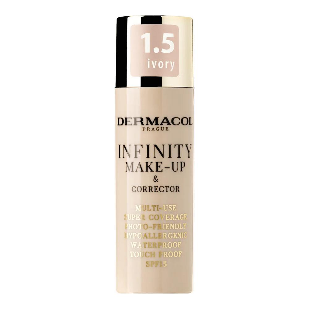 DERMACOL Тональная основа и консилер Infinity 1.5 Айвори 20 г