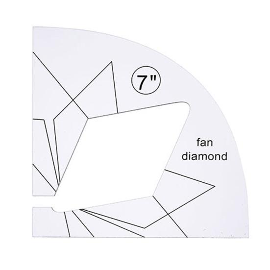 1 набор акриловых шаблонов для квилтинга, линейка для квилтинга с фрикционным механизмом, шаблон для квилтинга своими руками, шаблон для квилтинга