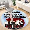 1 шт. Музыкальная группа One Direction Круглый ковер для офиса, под офисные стулья, спальня, гостиная, домашний декор a1016294