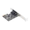 Карта-адаптер PCI E в RS232 последовательный порт Высокоскоростная передача Карта хост-контроллера последовательного порта PCI E для