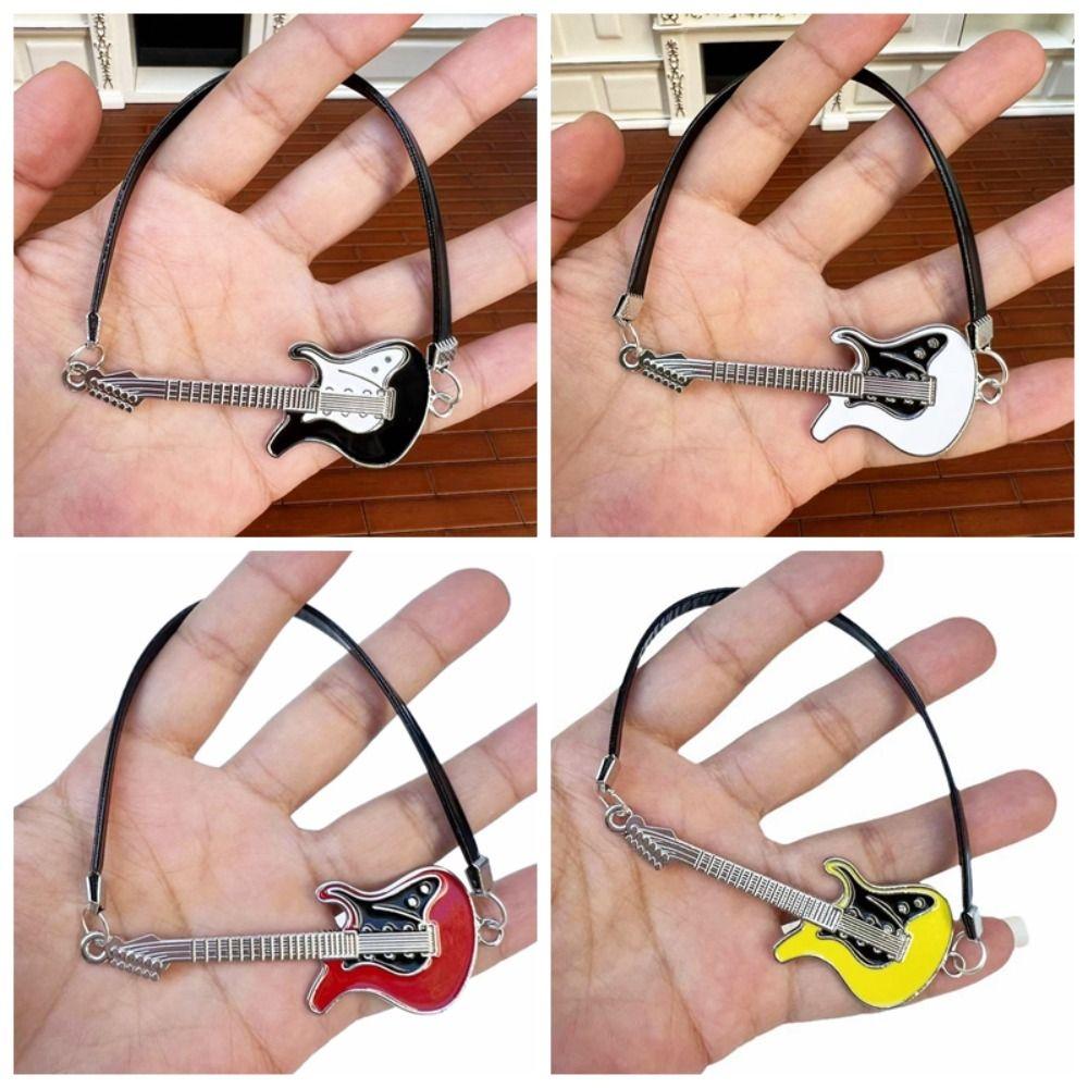 1/6 Doll Musical Instruments Miniature Mini Plush Doll Mini Guitar Model Photo Props Realistic Doll Electric Guitar Decoration