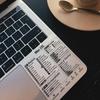 Наклейки-шпаргалки для клавиатуры MacBook Pro/Air - Прозрачные, подходят для моделей 13-16", Быстрая навигация и управление приложениями