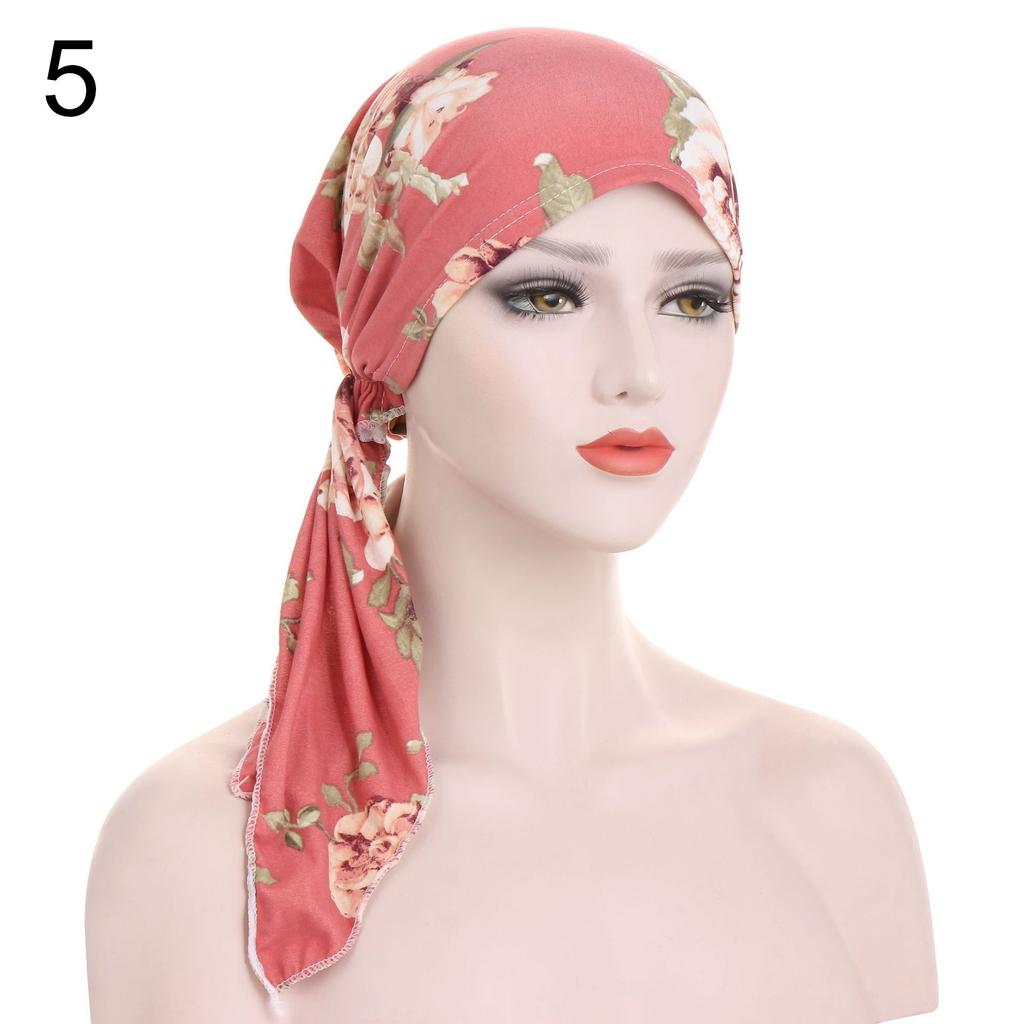 Headwear Women Cancer Hair Loss Head Wrap Chemo Hat Turban Cap Muslim Hijab