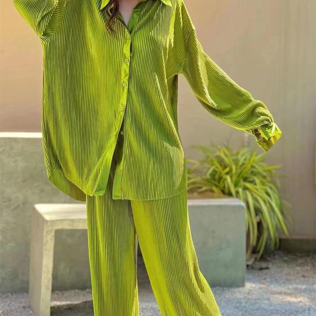 New Autumn and Winter Loose Leisure Suit Design Fashion 2 Two Pieces Sets Women Suits