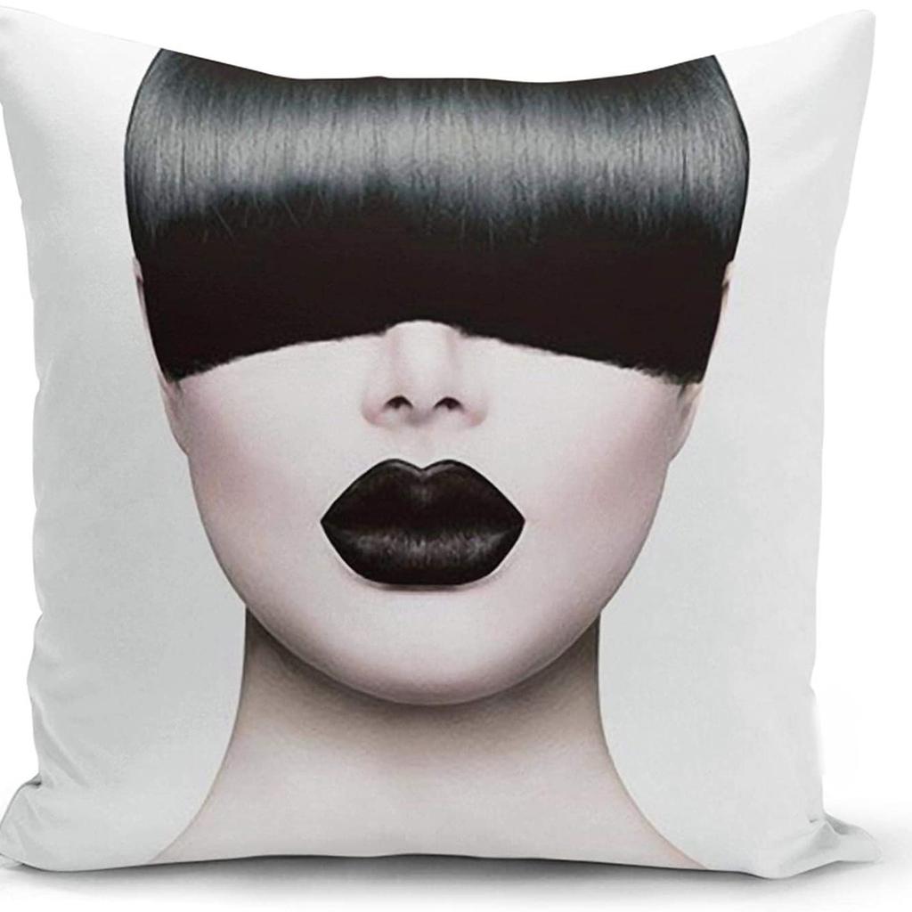 Fashion Theme Pillowcase Perfume Flower Square Cushion Cover French Decorative Peach Leather Velvet Super Soft Home Light Luxury