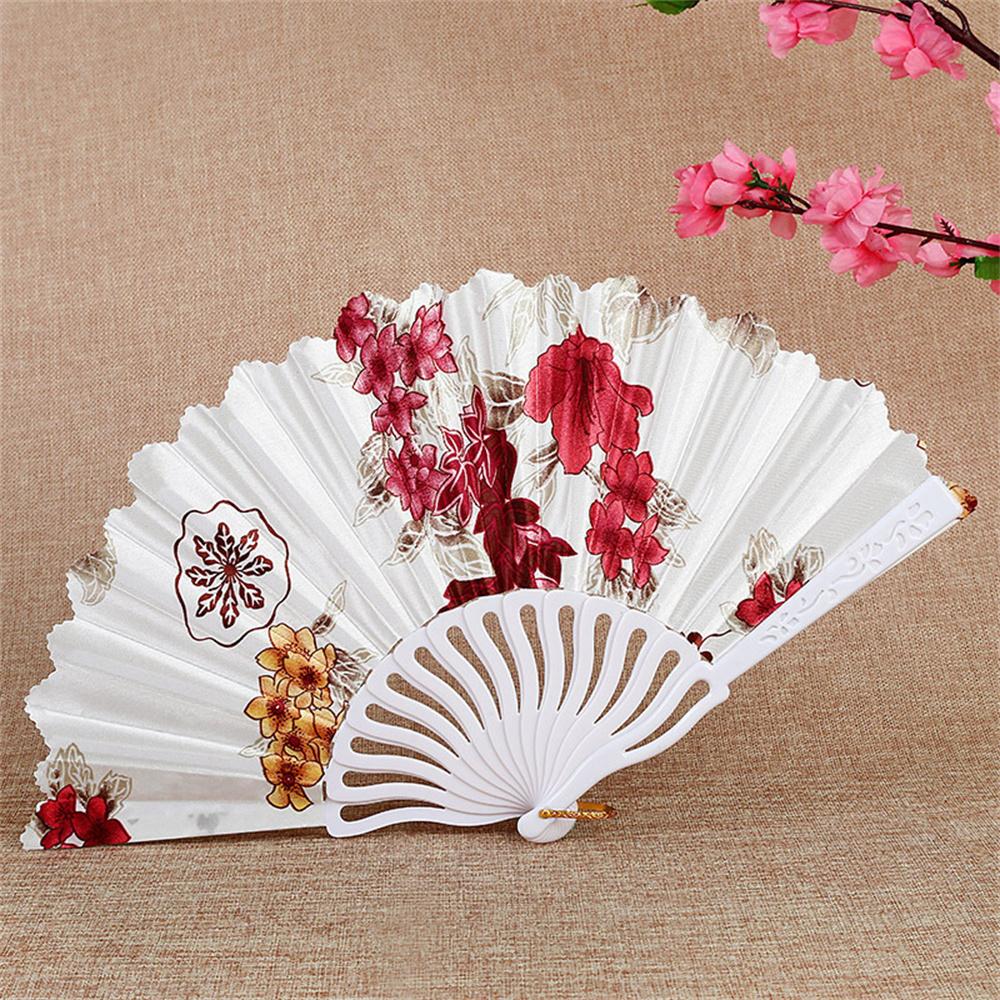 Винтажные китайские веера для выступлений, ручные веера, складные бамбуковые веера для танцев, украшения для дома, декор для свадебной вечеринки