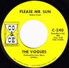 7inch Record VOGUES - Please Mr. Sun C240 Co & Ce Records 1966 US Rock Used