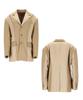 Reculer Two Type Mixed Jacket Beige