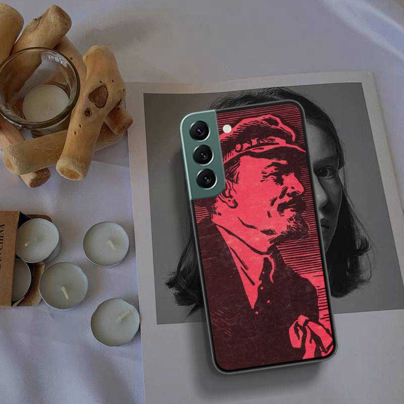 Чехол для телефона с изображением флага Советского Союза от lenin для Samsung A15 A25 A35 A55 Galaxy A70S A50S A30S A30 A40 A71 A51 A41 A31 A21 A11 A01 A20S A1