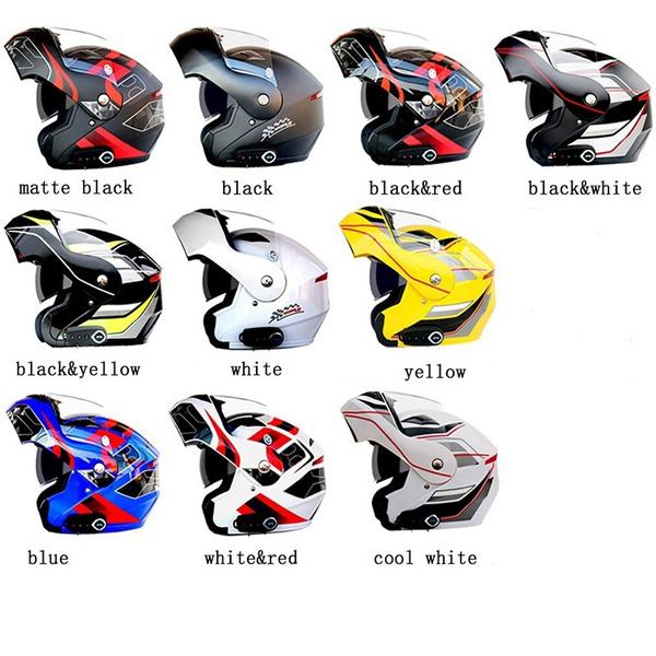Bluetooth мотоцикл двойной козырек анфас модульный откидной мотоциклетный Bluetooth шлем мотокросс уличный велосипед гоночный шлем шлем