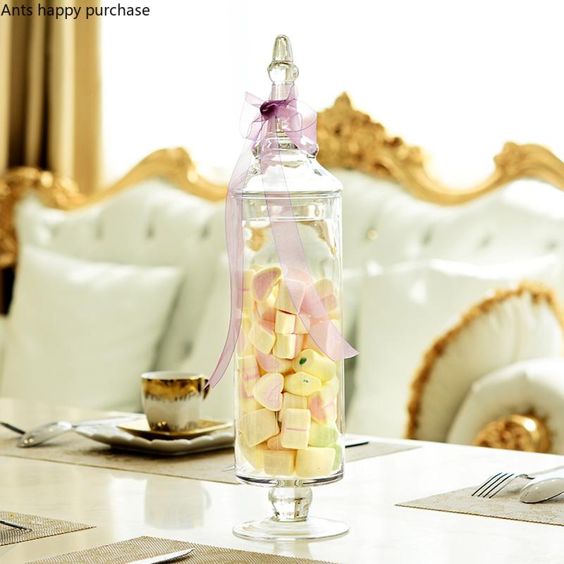 Прозрачная стеклянная банка для хранения конфет, банка для свадебного оформления, декоративные банки, емкость для хранения, органайзер для еды, стеклянная бутылка