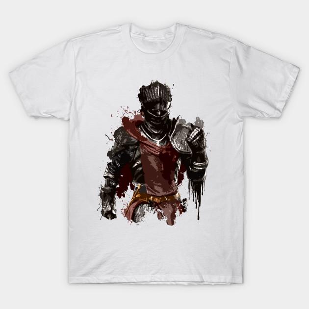 T Shirt Women Red Knight Splatter Harajuku Print Kawaii Tshirt Summer Short Sleeve Female T-Shirt Top Tee