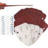 10x Sanding Palm Sheet Sander Pads Polish Sandpaper Grit Abrasive Discs Abrasive