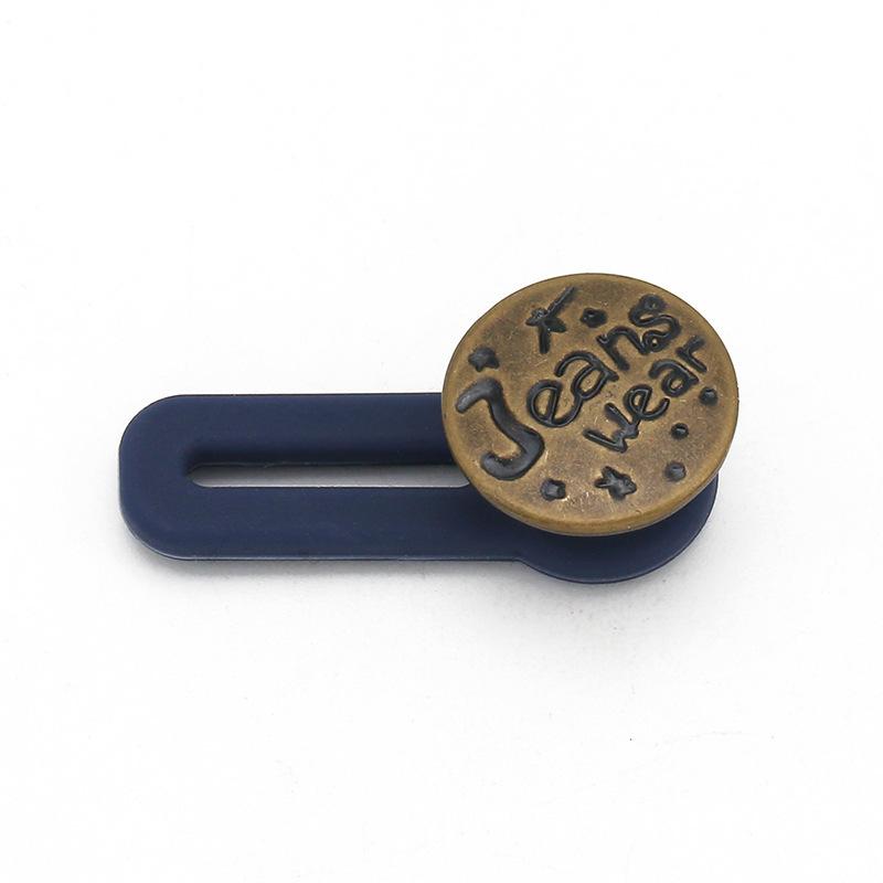 Waist Expansion Button Artifact Metal Nail-free Seam-free Button Removable Adjustable Telescopic Button Jeans Extension Button