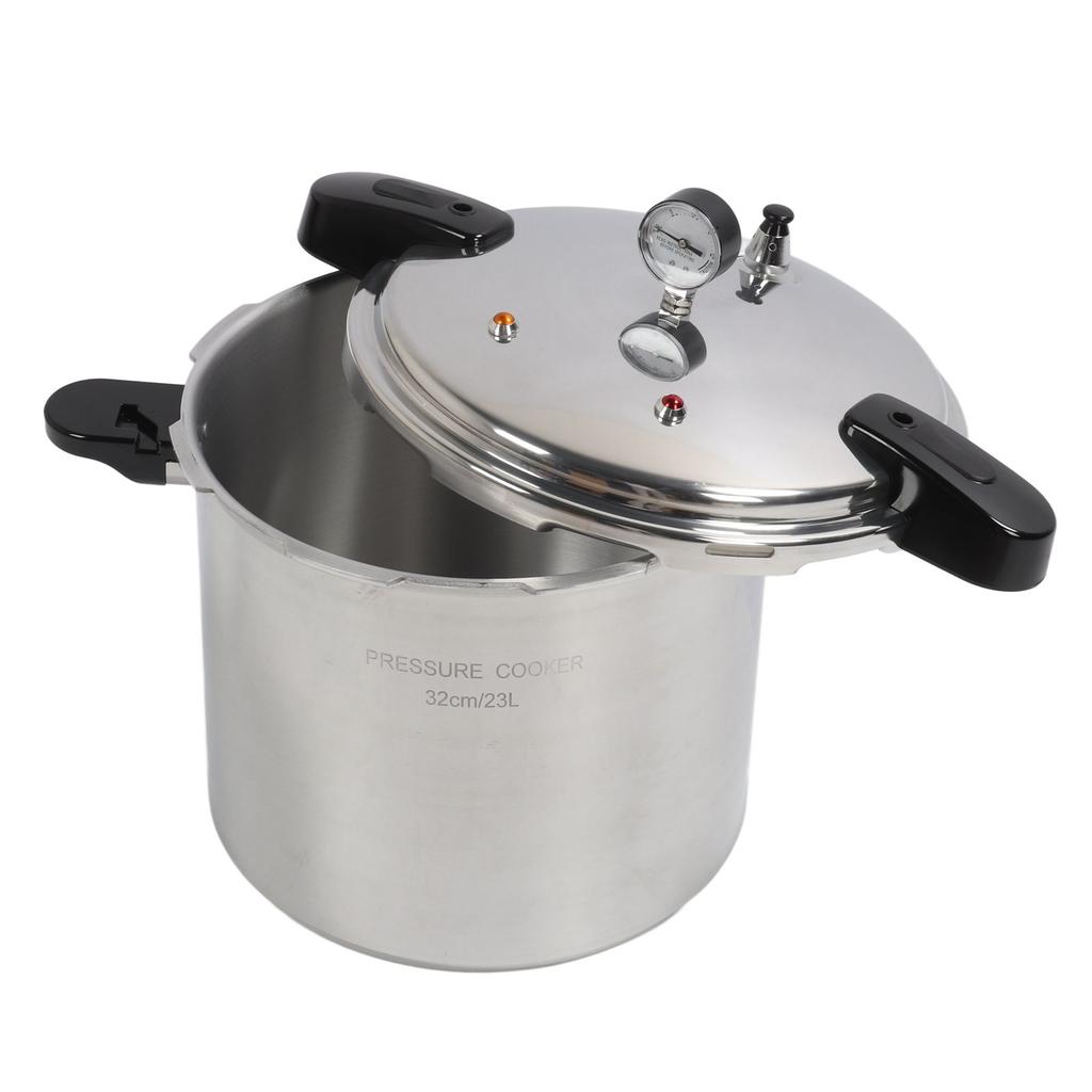 Pressure Cooker Thickened Aluminum Alloy 23L Large Capacity Polished Pressure Cooker for Induction