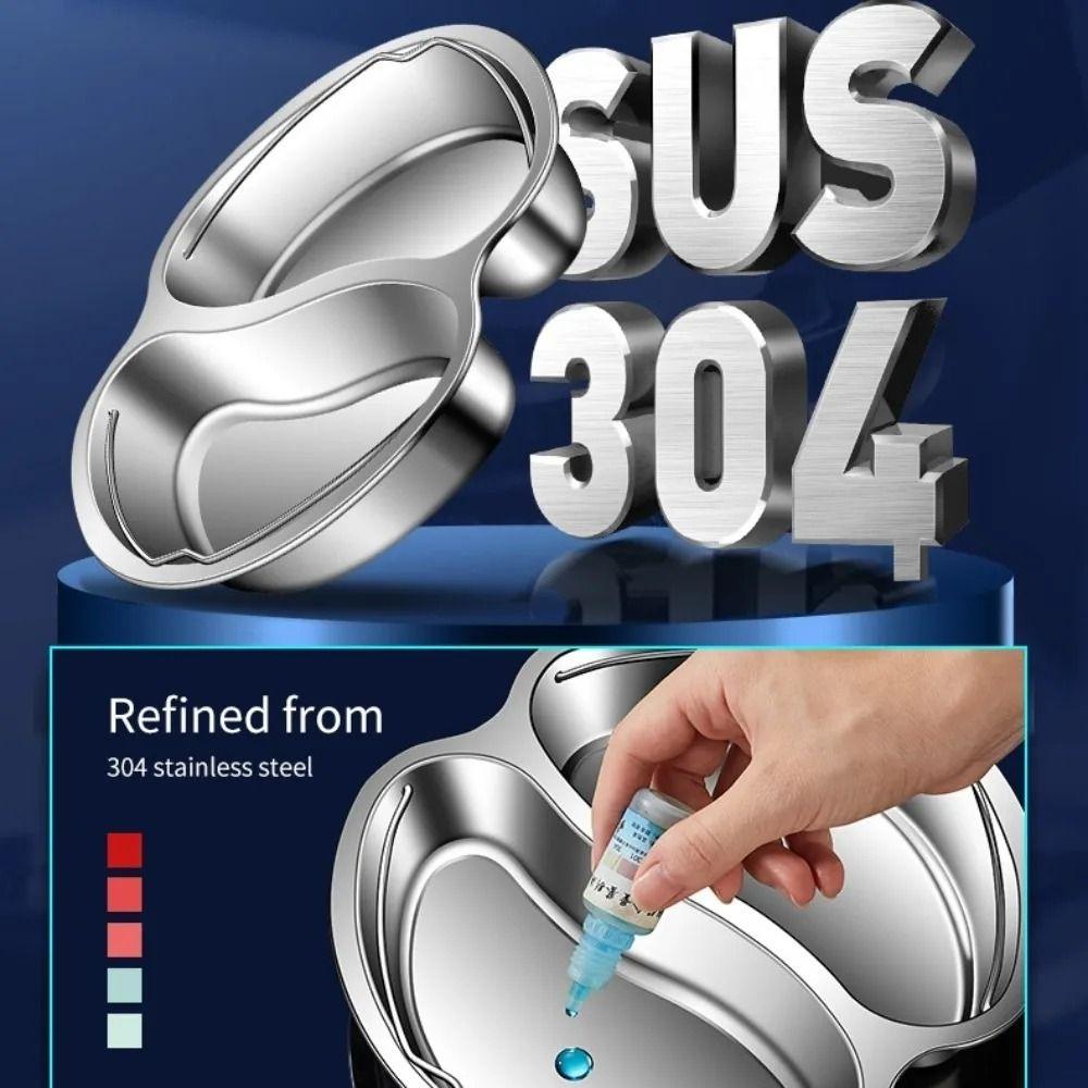 With Handle Stainless Steel Steamer Basket Anti-Scald Steaming Pan Round Pot Insert Tray Eggs