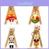 Tower Pizza Keychain Pepper Chef Pendant Cartoon Characters Decoration Accessory
