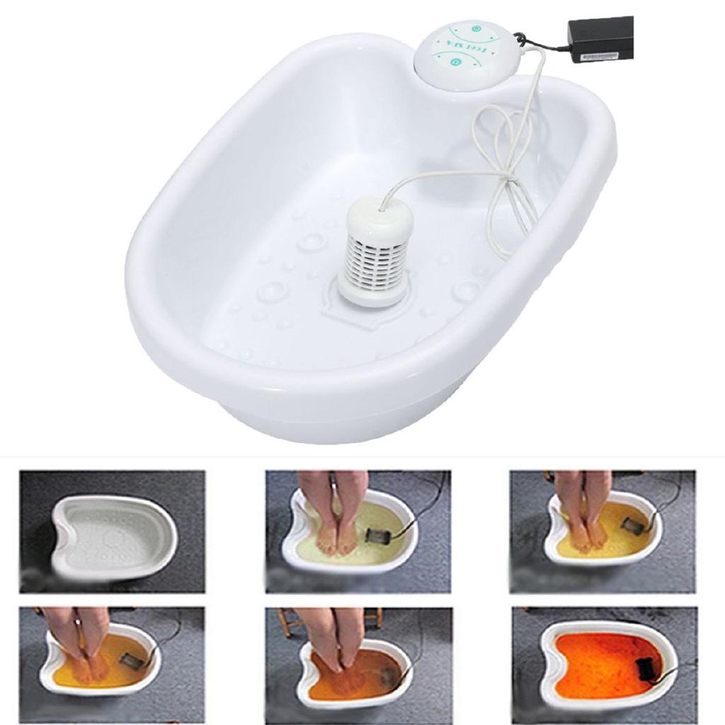 DC 12V Heating Ionic Cell Cleanse SPA Machine Instrument Tub Bucket Health Care Set Electric Anion Ion Detox Foot Bath Machine