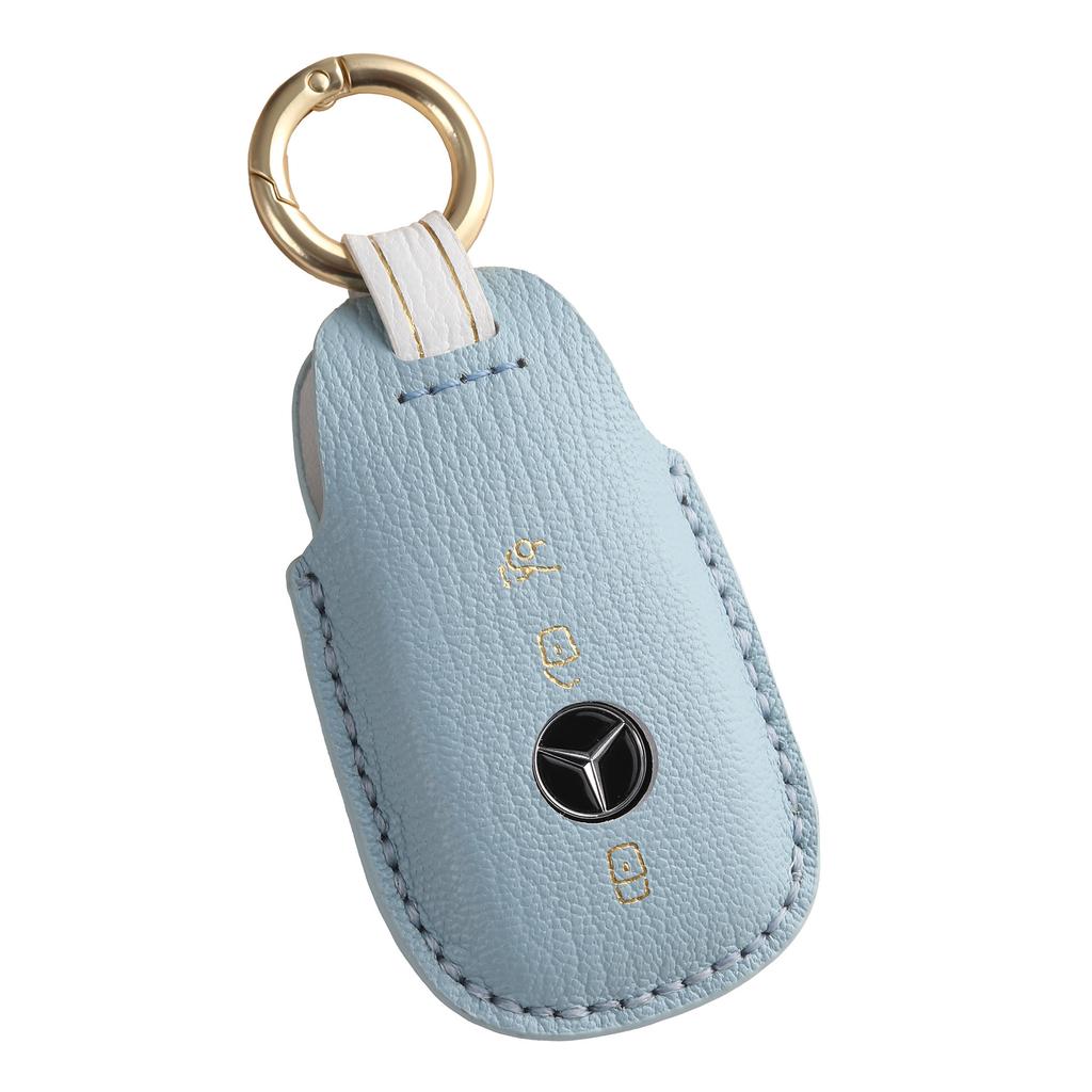 Индивидуализированный чехол для ключа Mercedes-Benz E260L300 всесторонний чехол GLE пряжка CLS кожаная высококлассная сумка для ключей