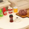 5 шт./лот кукольный домик аксессуары своими руками миниатюрная кофейная банка хлеб намазка фруктовый соус джем еда модель кухонный декор игрушка