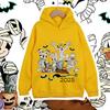 Хэллоуин Микки и друзья Аниме Принт Флисовая Толстовка с капюшоном для мальчиков и девочек Теплый плюшевый подклад Детский пуловер