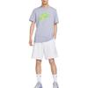 Nike Футболки Мужские Серые С Круглым Вырезом Умеренные FB9820-519
